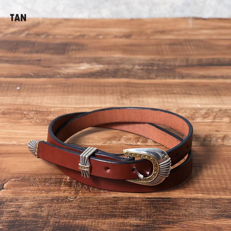 【並行輸入品】MOONSHINE LEATHER CO. / ムーンシャインレザーカンパニー MOON001 DEL RIO BUCKLE BELT / デルリオバックルベルト -全2色- | LOS ANGELES APPAREL | 04