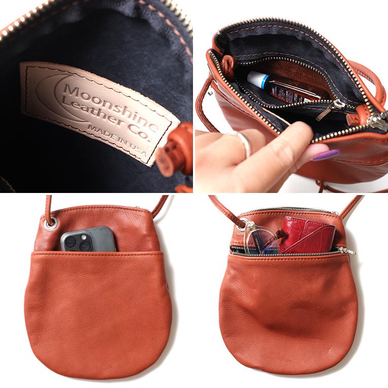 MOONSHINE LEATHER CO. / ムーンシャインレザーカンパニー MOON004 THE ANNE BAG / アンバッグ -全2色- | LOS ANGELES APPAREL | 08
