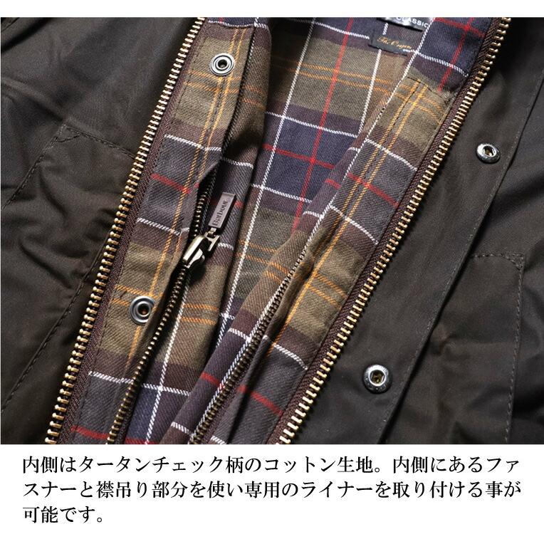 BARBOUR / バブアー MWX0010 CLASSIC BEDALE WAX JACKET / クラシック ビデイル ワックス ジャケット -全1色-｜extra-exceed｜08