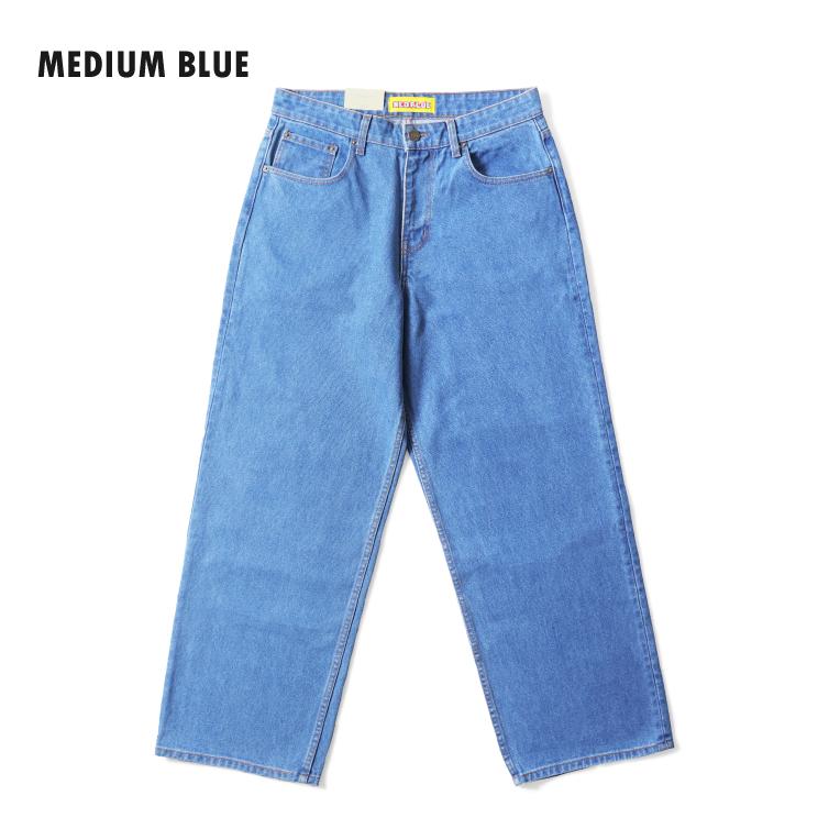 【並行輸入品】NEO BLUE / ネオブルー NEO244 MEDIUM BLUE BAGGY JEANS  / ミディアムブルーバギージーンズ -全1色- |  | 03