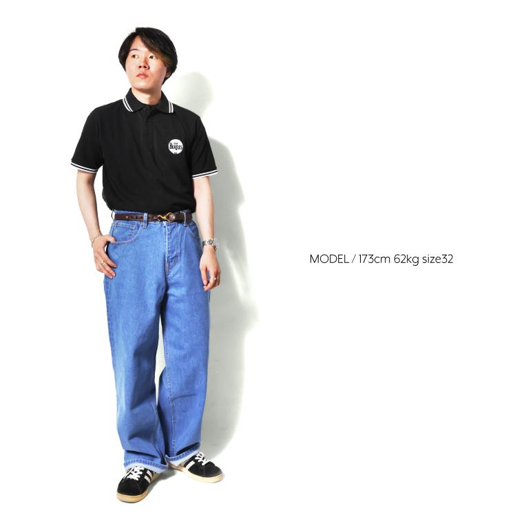 【並行輸入品】NEO BLUE / ネオブルー NEO244 MEDIUM BLUE BAGGY JEANS  / ミディアムブルーバギージーンズ -全1色- |  | 08