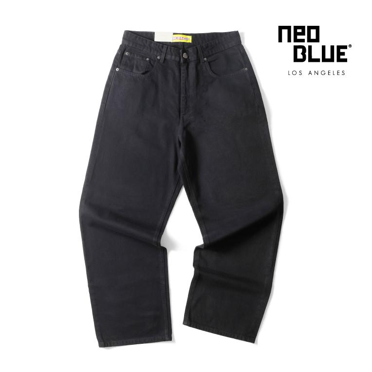 【並行輸入品】NEO BLUE / ネオブルー NEO245 BLACK BAGGY JEANS  / ブラックバギージーンズ -全1色- | 