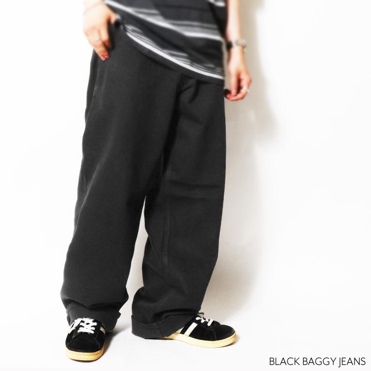 【並行輸入品】NEO BLUE / ネオブルー NEO245 BLACK BAGGY JEANS  / ブラックバギージーンズ -全1色- |  | 02
