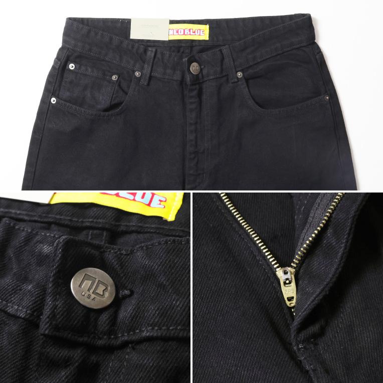 【並行輸入品】NEO BLUE / ネオブルー NEO245 BLACK BAGGY JEANS  / ブラックバギージーンズ -全1色- |  | 05