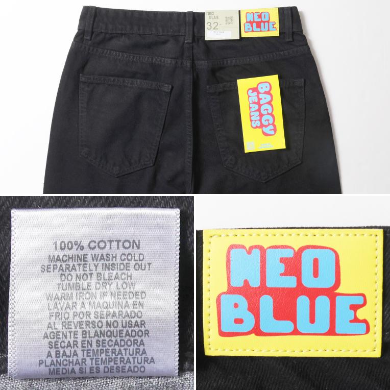 【並行輸入品】NEO BLUE / ネオブルー NEO245 BLACK BAGGY JEANS  / ブラックバギージーンズ -全1色- |  | 06