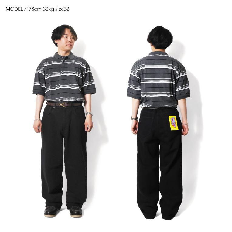 【並行輸入品】NEO BLUE / ネオブルー NEO245 BLACK BAGGY JEANS  / ブラックバギージーンズ -全1色- |  | 07