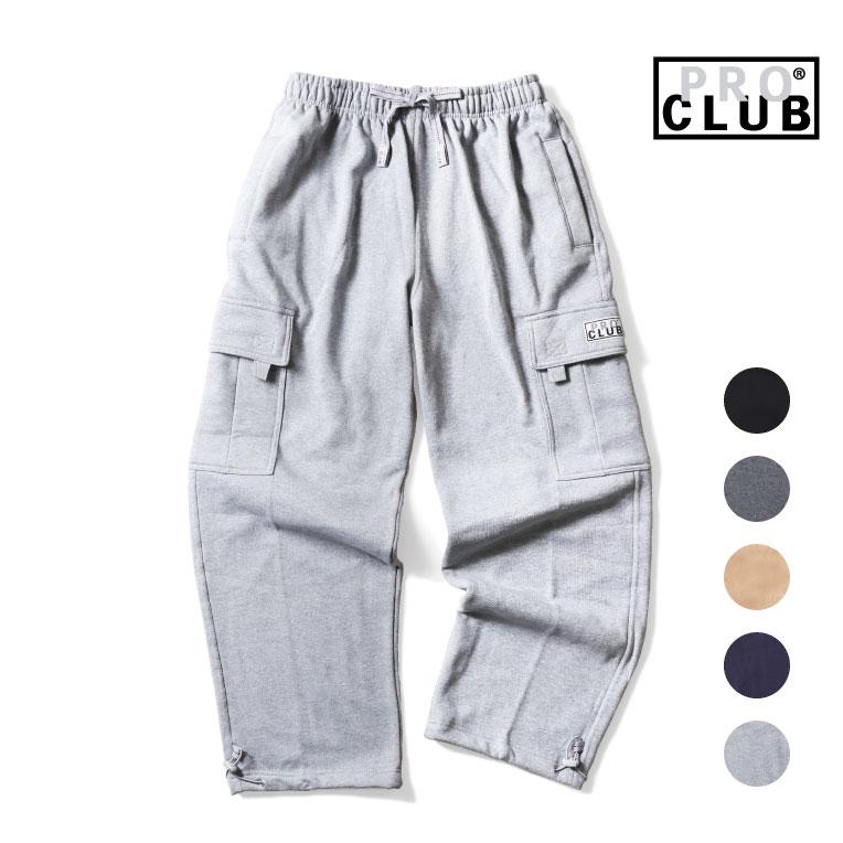 【並行輸入品】PRO CLUB / プロクラブ PCB162 HEAVYWEIGHT FLEECE CARGO PANTS / ヘビーウエイトフリースカーゴパンツ -全5色- | 