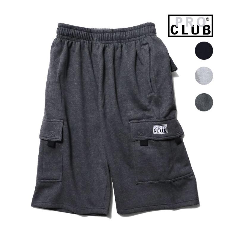 【並行輸入品】PROCLUB/プロクラブ PCB167 MEN's FLEECE CARGO SHORT / メンズ フリース カーゴショーツ -全4色- | SHAKA