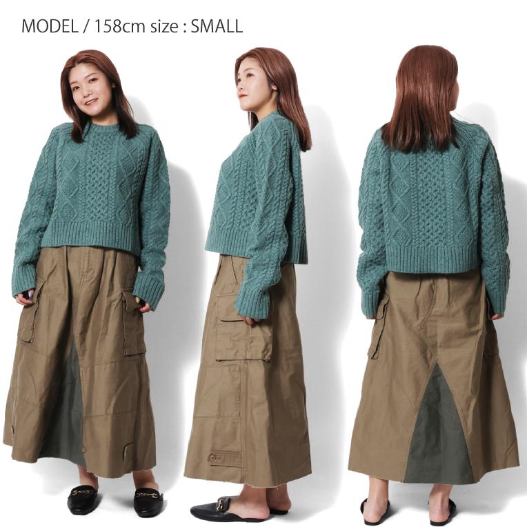 【並行輸入品】PENDLETON ペンドルトン PEN2432 WOMEN'S HERITAGE SHETLAND CROPPED FISHERMAN SWEATER / ヘリテージシェットランドフィッシャーマンセーター |  | 10