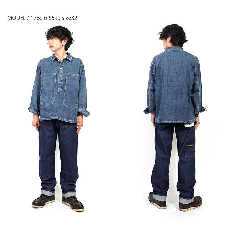 プリズンブルース PRBS192OD ダブルニーワークジーンズ 7ポケットW34 並行輸入品】PRISON BLUES / プリズンブルース PRBS192 DOUBLE