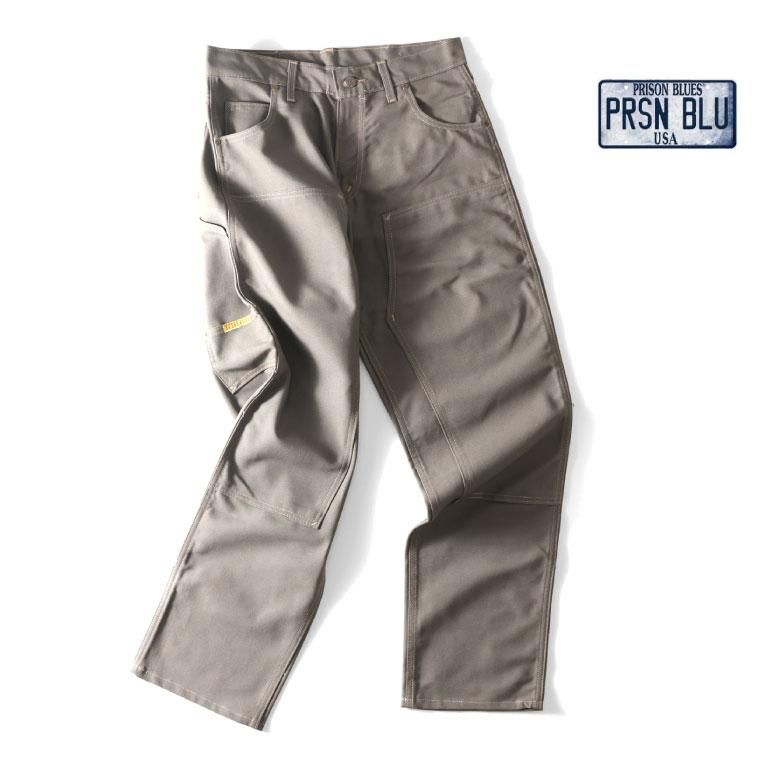 【並行輸入品】PRISON BLUES / プリズンブルース PRBS192OD DOUBLE KNEE WORK JEAN 7-POCKET / ダブルニーワークジーンズ 7ポケット -全2色- | 