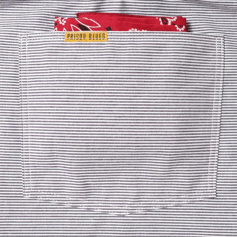 【並行輸入品】PRISON BLUES / プリズンブルース PRBS52411H GROCERY BAG HICKORY VERSITY LOGO / グロサリー バッグ バーシティロゴ - ヒッコリー - |  | 06