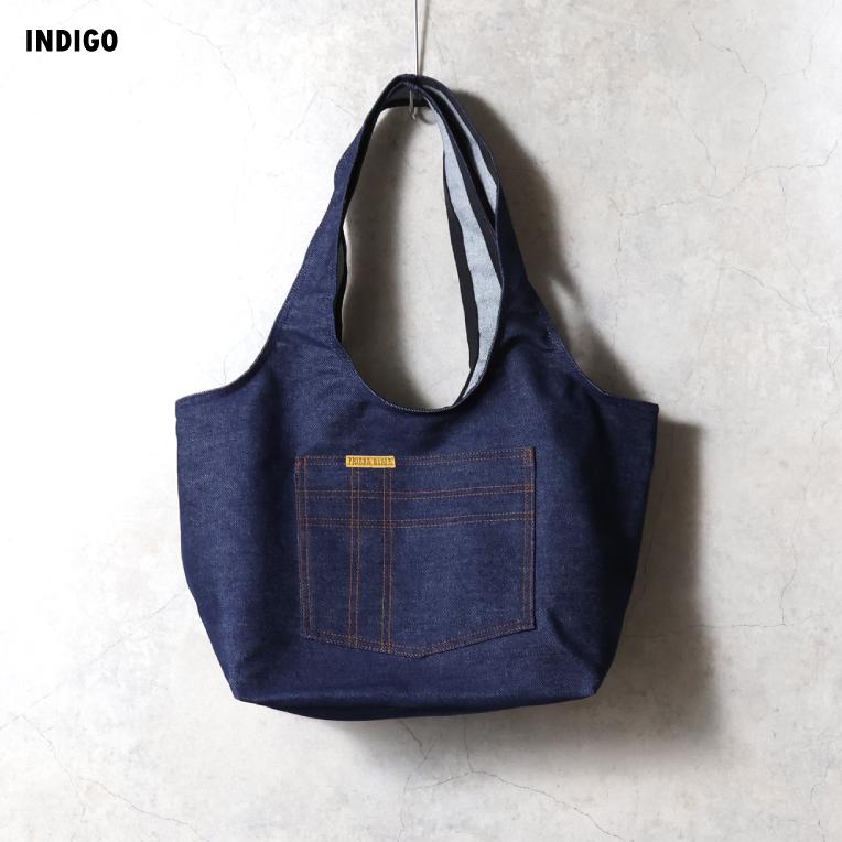 【並行輸入品】PRISON BLUES / プリズンブルース PRBS5241 GROCERY BAG BLUE DENIM / グロサリー バッグ - ブルーデニム - |  | 03