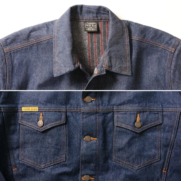 【並行輸入品】PRISON BLUES / プリズンブルース PRBS660 WESTERN JACKET BLANKET LINED / ウェスタンジャケット ブランケットライナー-全2色- |  | 09