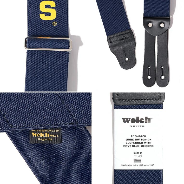 【並行輸入品】PRISON BLUES / プリズンブルース PRBS76040 PRINTED SUSPENDERS LEATHER END / プリントサスペンダー レザーエンド -全1色- | LOS ANGELES APPAREL | 03
