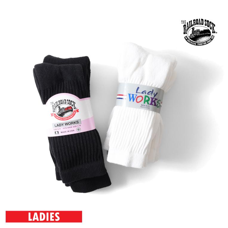 【並行輸入品】THE RAILROAD SOCK / レイルロードソックス RS63 WOMEN'S CREW SOCKS / ウィメンズクルーソックス -全2色- | Railroad Sock