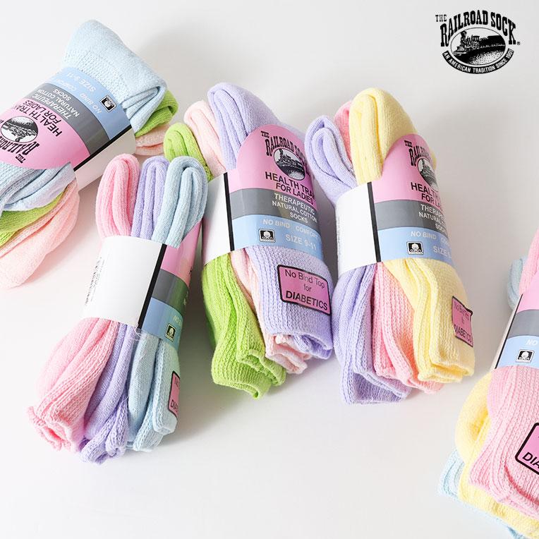 【並行輸入品】THE RAILROAD SOCK / レイルロードソックス RS635 HEALTHTRAK WOMEN'S THERAPEUTIC SOCKS / アソートレディースソックス -全6色- | Railroad Sock | 02