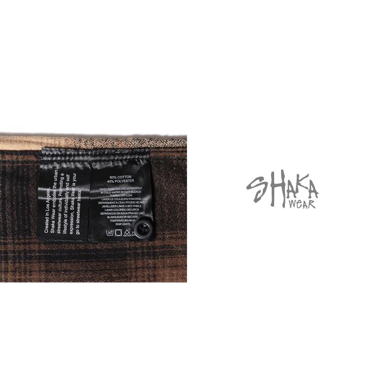 【並行輸入品】SHAKA WEAR / シャカウェア S-PFOS PLAID FLANNEL OVER SHIRT / プレイド フランネル オーバーシャツ -全4色- | SHAKA WeAR | 12