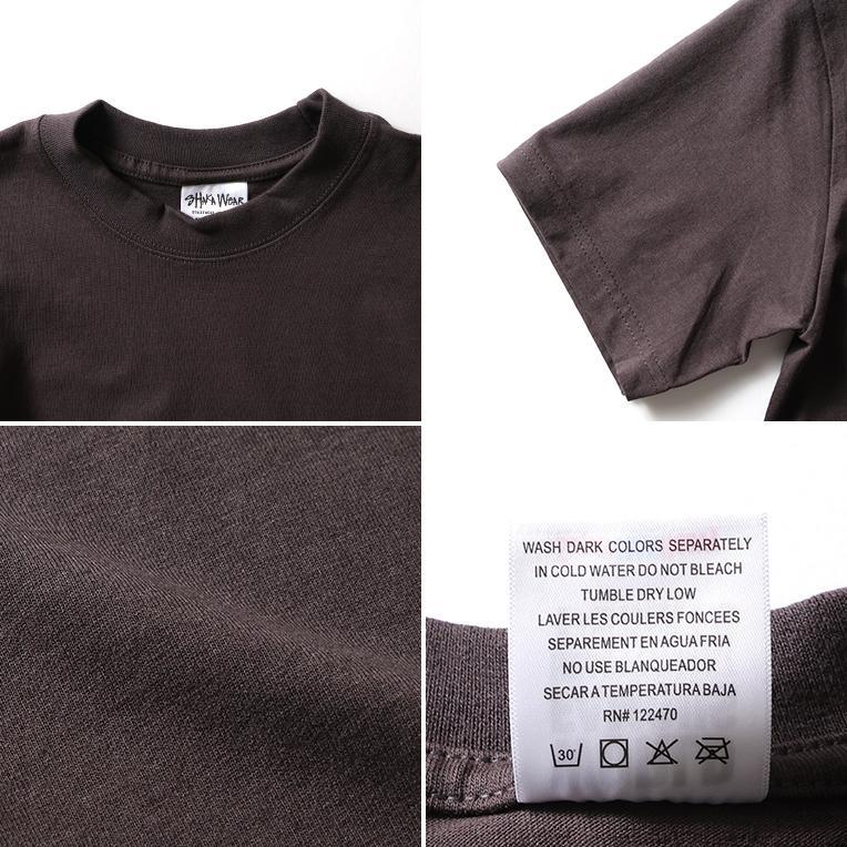 SHAKA WEAR / シャカウェア SHAKA261 7.5oz MAX HEAVYWEIGHT CROPPED TEE  / 7.5オンス マックスヘビーウエイトクロップ丈Tシャツ -全3色- | SHAKA WeAR | 09