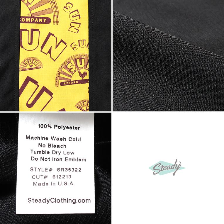 【並行輸入品】STEADY / ステディー SR-36 SUN RECORDS MEN'S SHIRT / サンレコードメンズシャツ -全1色- | LOS ANGELES APPAREL | 06