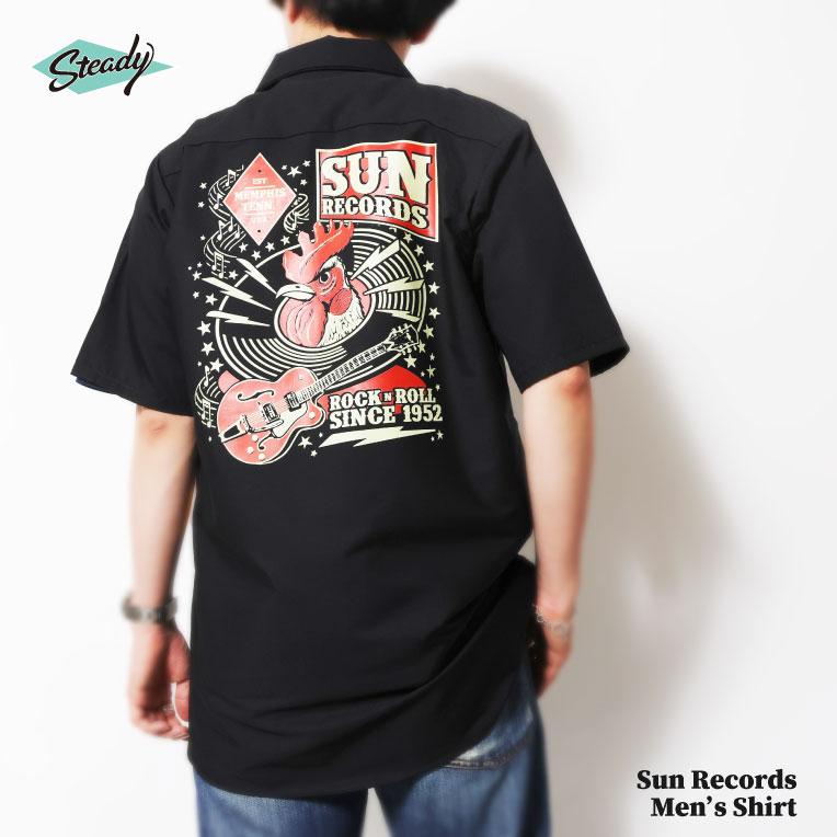 【並行輸入品】STEADY / ステディー SR36 SUN RECORDS MEN'S SHIRT / サンレコードメンズシャツ -全5色- | LOS ANGELES APPAREL | 06