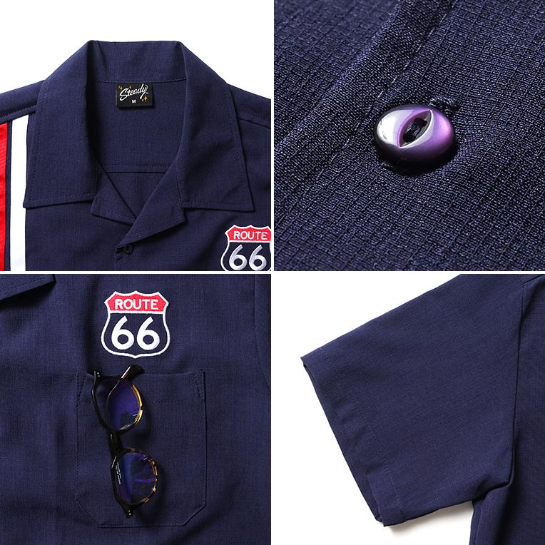 【並行輸入品】STEADY / ステディー ST35 STEADY BOWLING SHIRT / ボウリングシャツ -全6色- | LOS ANGELES APPAREL | 15