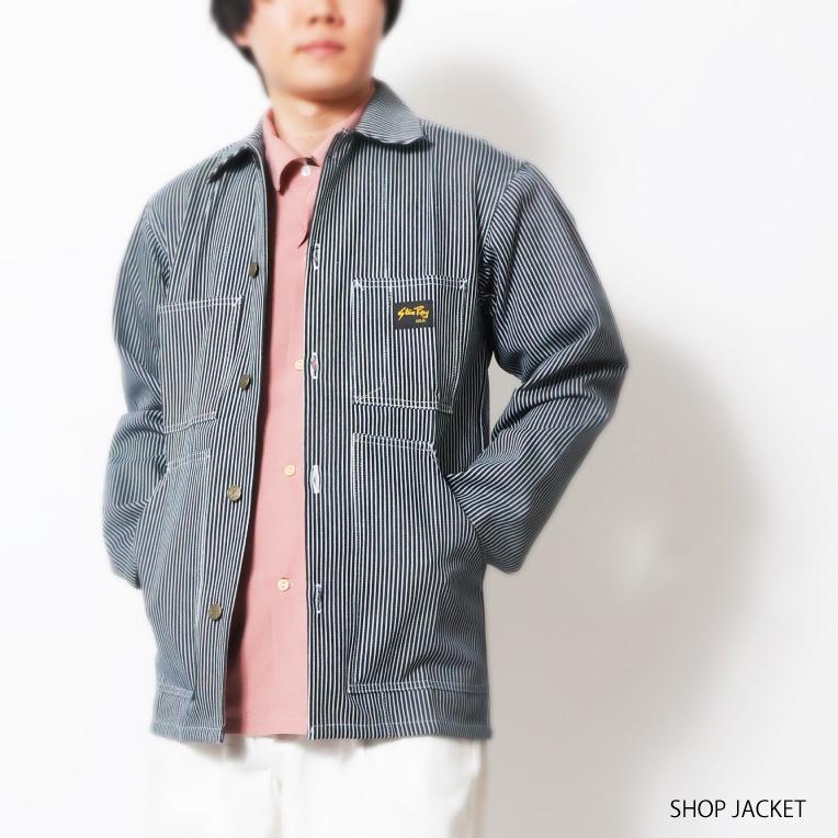 【並行輸入品】STANRAY / スタンレー STR385 SHOP JACKET / ショップジャケット  -ヒッコリー- | Stan Ray | 02