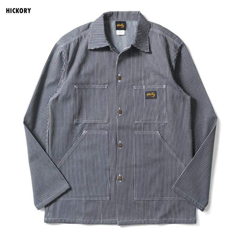 【並行輸入品】STANRAY / スタンレー STR385 SHOP JACKET / ショップジャケット  -ヒッコリー- | Stan Ray | 03