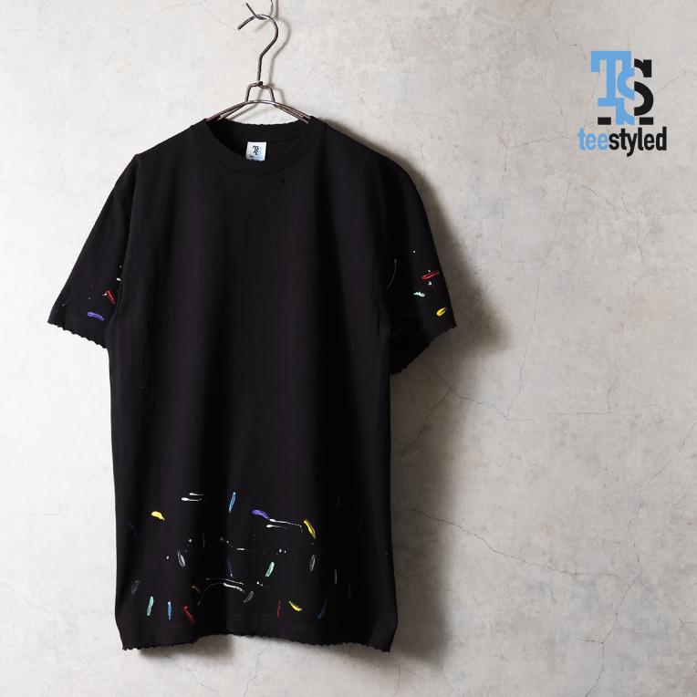 TEE STYLED / ティースタイルド TS6000 PAINT DRIPS TEE  / ペイントTシャツ -全1色- | SHAKA WeAR
