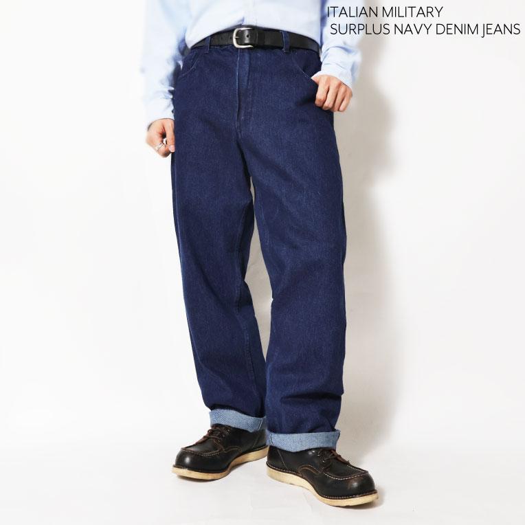 DEAD STOCK / デッドストック UD337 ITALIAN MILITARY SURPLUS NAVY DENIM JEANS / イタリア軍ネイビーデニムジーンズ -全1色- |  | 02