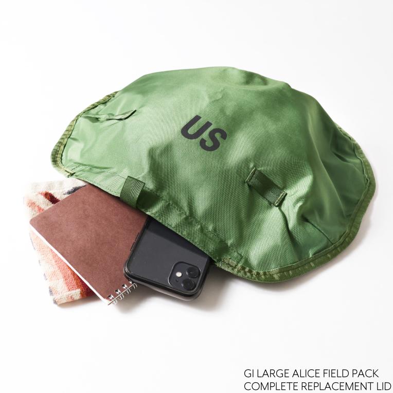 DEAD STOCK / デッドストック UD361 GI LARGE ALICE FIELD PACK COMPLETE REPLACEMENT LID / アリスフィールドパックフラップポーチ  -全1色- |  | 02