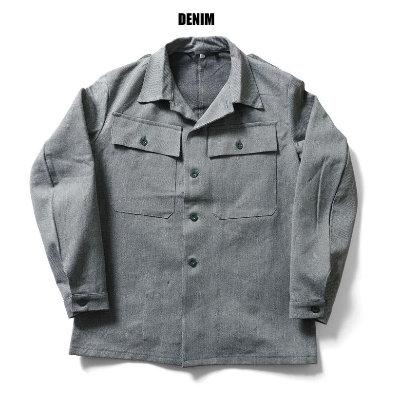 【並行輸入品】『DEAD STOCK / デッドストック』 UDW370 SWITZERLAND DENIM WORK JACKET / スイス軍デニムワークジャケット -全1色- |  | 02