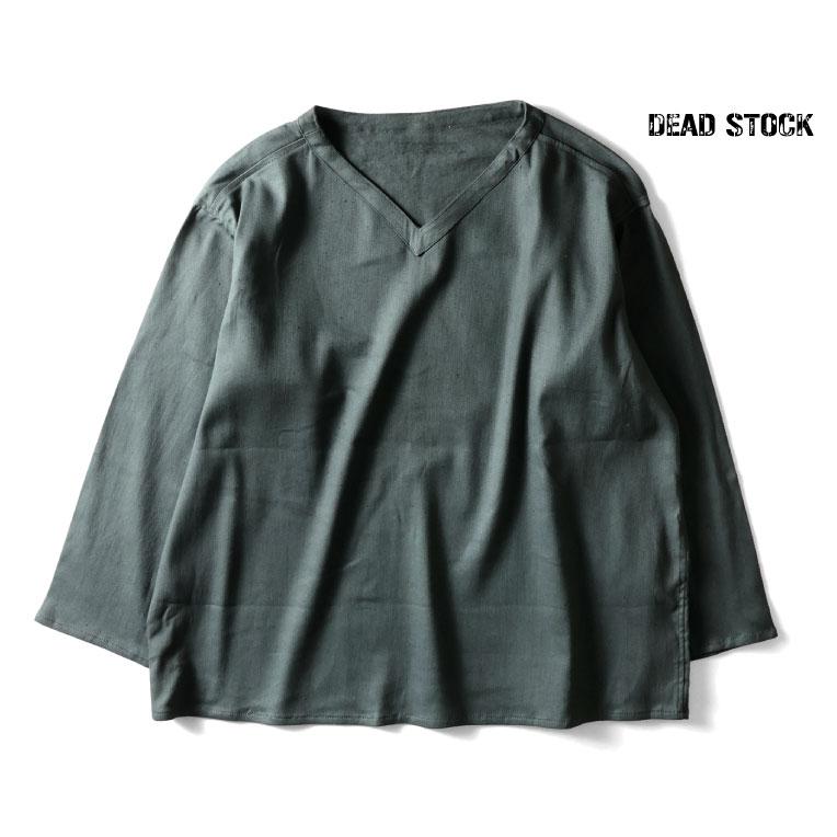 【並行輸入品】DEAD STOCK / デッドストック UDW461 RUSIAN 70's V-NECK SLEEPING SHIRT / ロシア軍Vネックスリーピングシャツ -全1色- |  | 03