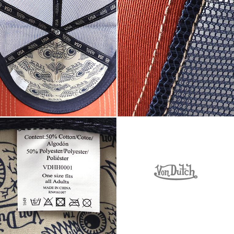 VON DUTCH / ボンダッチ VDHH1 VON DUTCH CAP / ボンダッチキャップ -全6色- |  | 15