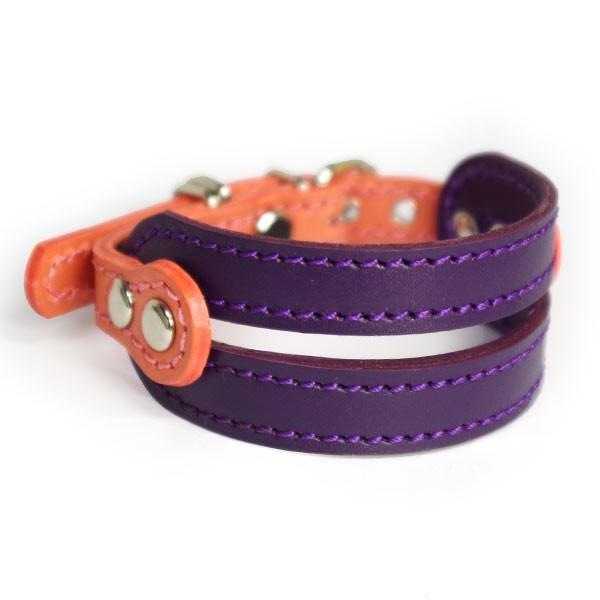 首輪 イタグレ ミニピン 革 幅広：Small Type G2-E002 *色は十色以上