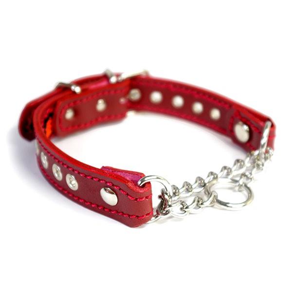 ハーフチョーク 小型犬用 スタッズ 革 Small Type チョーカー 004 ハトメ Smc 004 エクストラヘビー 通販 Yahoo ショッピング