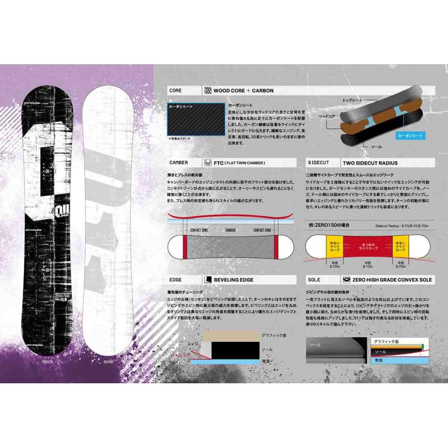 011 ARTISTIC 25-26 ゼロワンワン スノーボード ゼロ Artistic