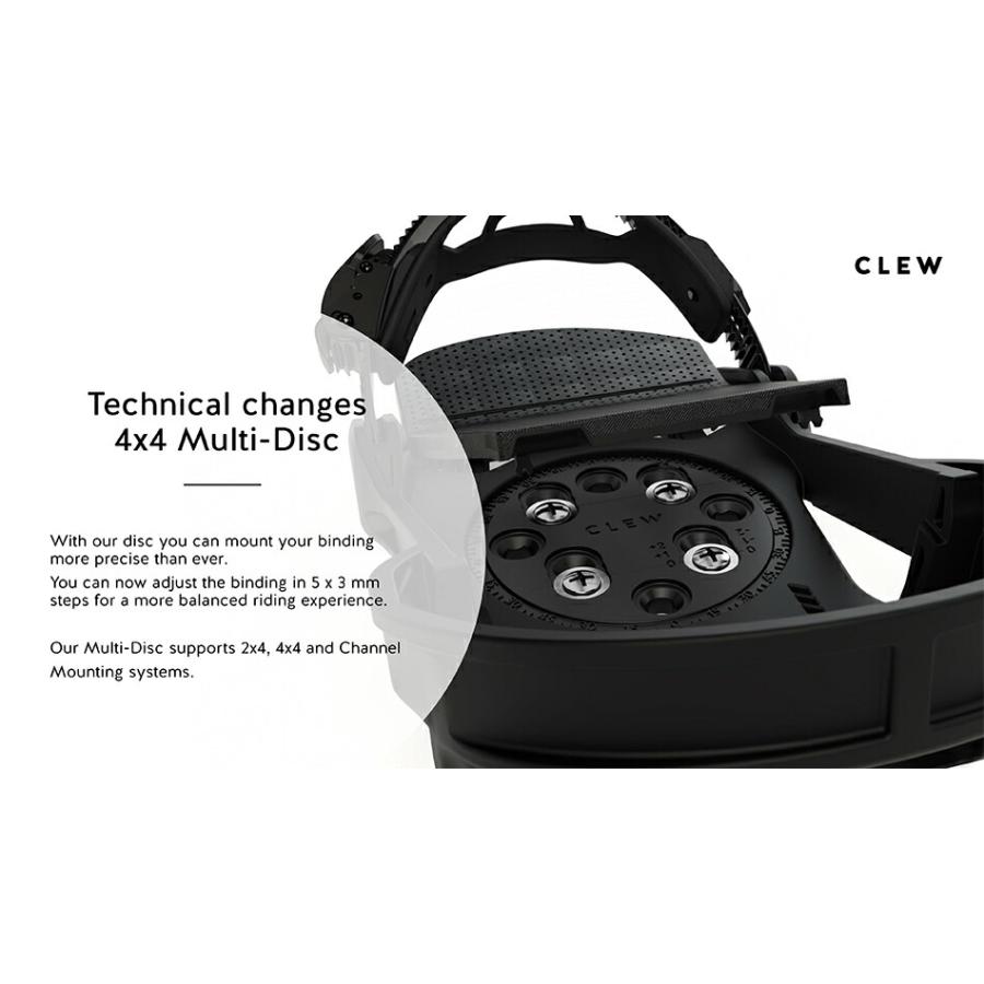 クルー ビンディング フリーダム ホワイト 24-25 Clew Binding クルー ビンディング フリーダム ホワイト 24-25 Clew Binding