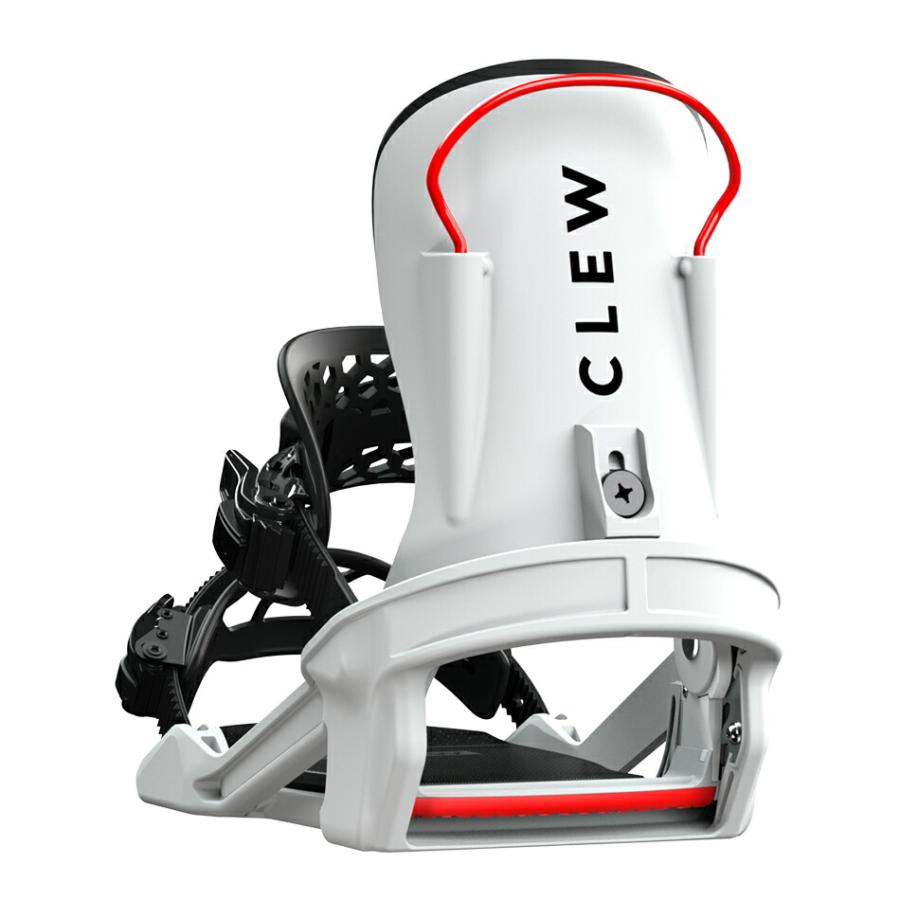 CLEW スノーボードビンディング LARGE 箱無し 25-26 クルー ビンディング フリーダム ホワイト Clew Binding