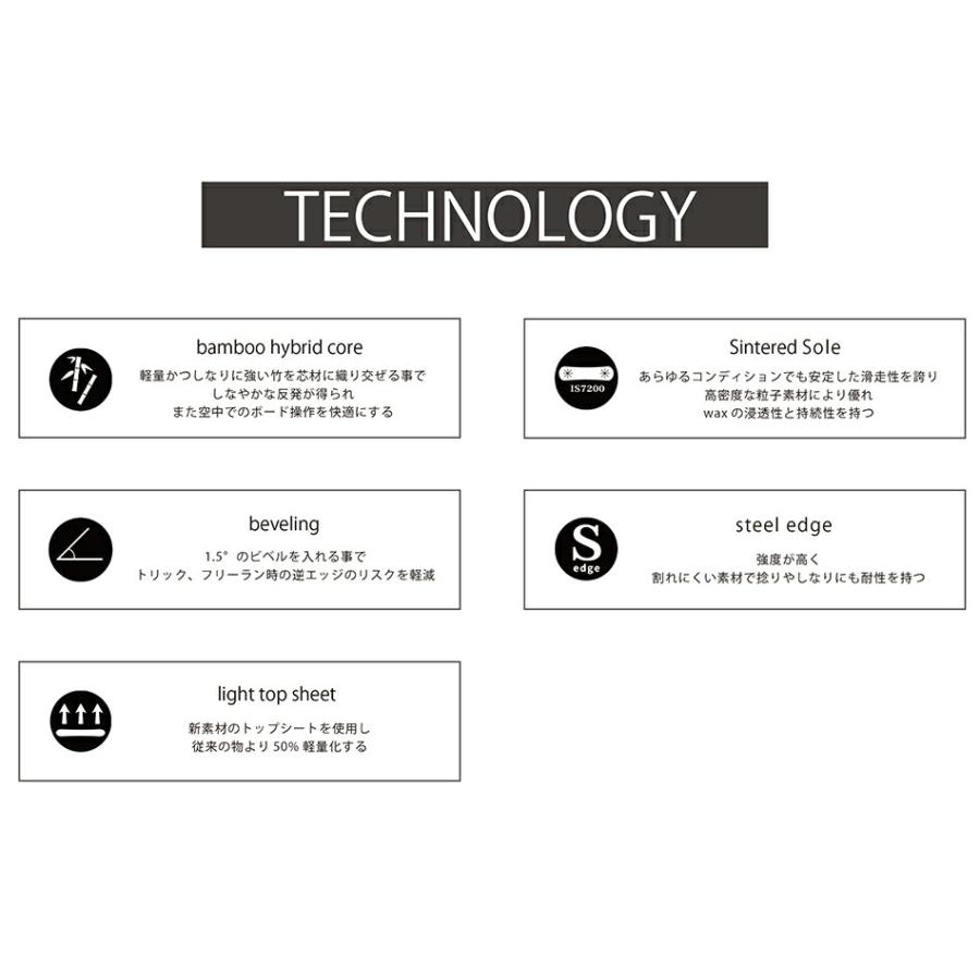 予約商品 特典あり 24-25 CROOJA WORM クロージャー ワーム ダブルキャンバー ミディアム 江端翔兵 中川智貴 グラトリ 25Snow スノーボード 板｜extreme-ex｜05