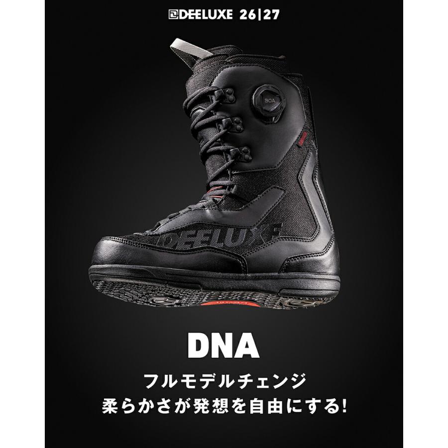 予約商品 26-27 ディーラックス ボードブーツ ディーエヌエー ホワイト S2 DEELUXE D.N.A White ステージ2 熱成型 サーモインナー 27Snow_1