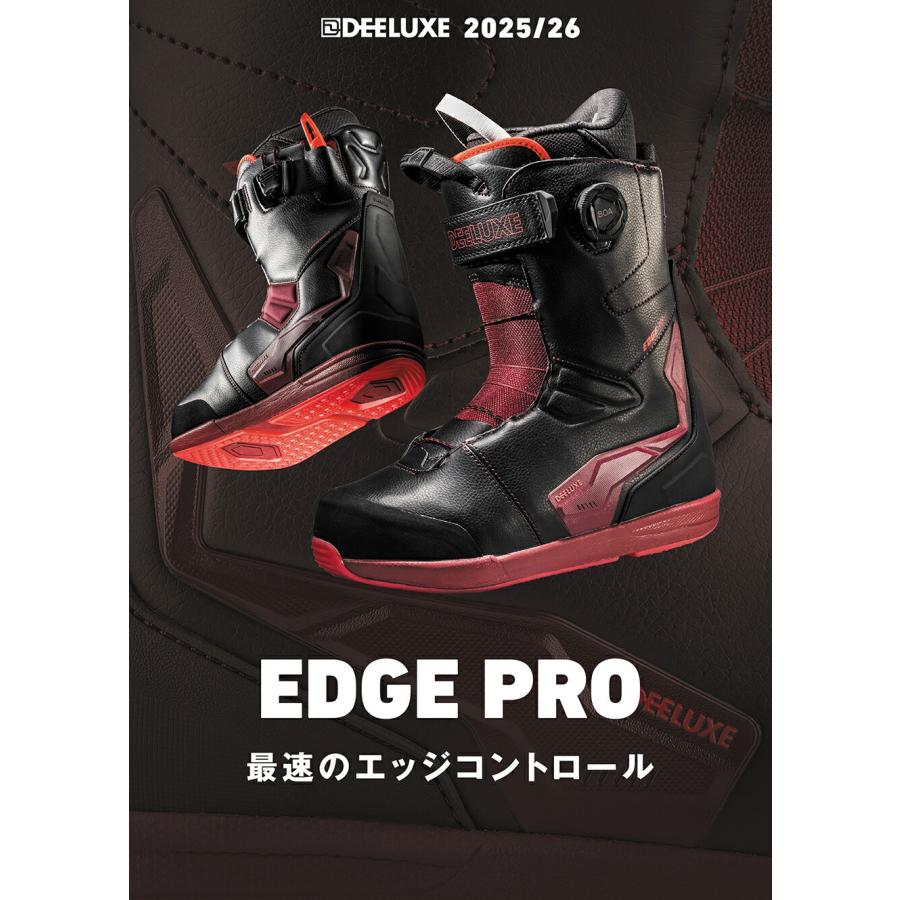 DEELUXE（ディーラックス） 25-26 ボードブーツ S4 エッジ プロ レッド