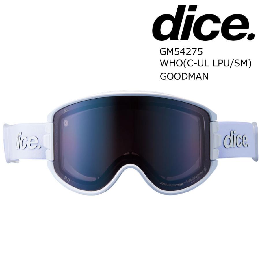 DICE（ダイス） 予約商品 26-27 ゴーグル グッドマン GM54275 WHO DICE