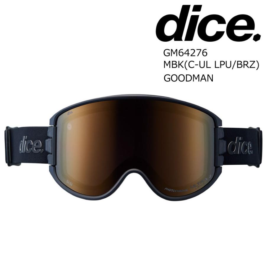 DICE（ダイス） 予約商品 26-27 ゴーグル グッドマン GM64276 BKO DICE