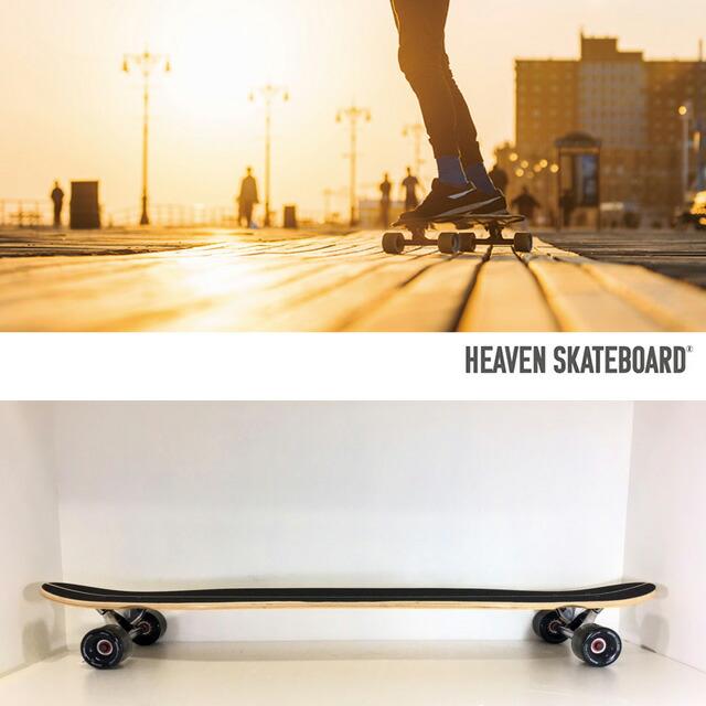 ●美品 Heaven skateboard SPINWAVE 44● ヘブン ロングスケートボード SPIN WAVE 44 オフトレに最適な