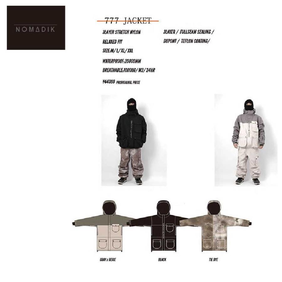 スノーボードウエア ジャケット NOMADIK 777 JKT XXL - ウエア