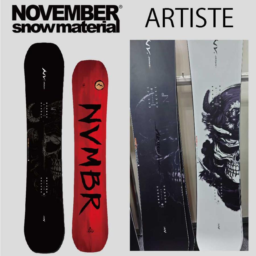 ノベンバー スノーボード アーティスト 152cm 24-25 NOVEMBER Artiste  