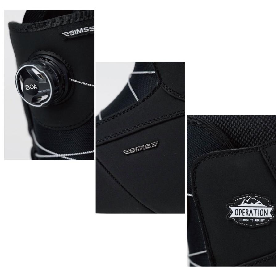 SIMS シムス ボードブーツ オペレーション ブラック 24-25 SIMS