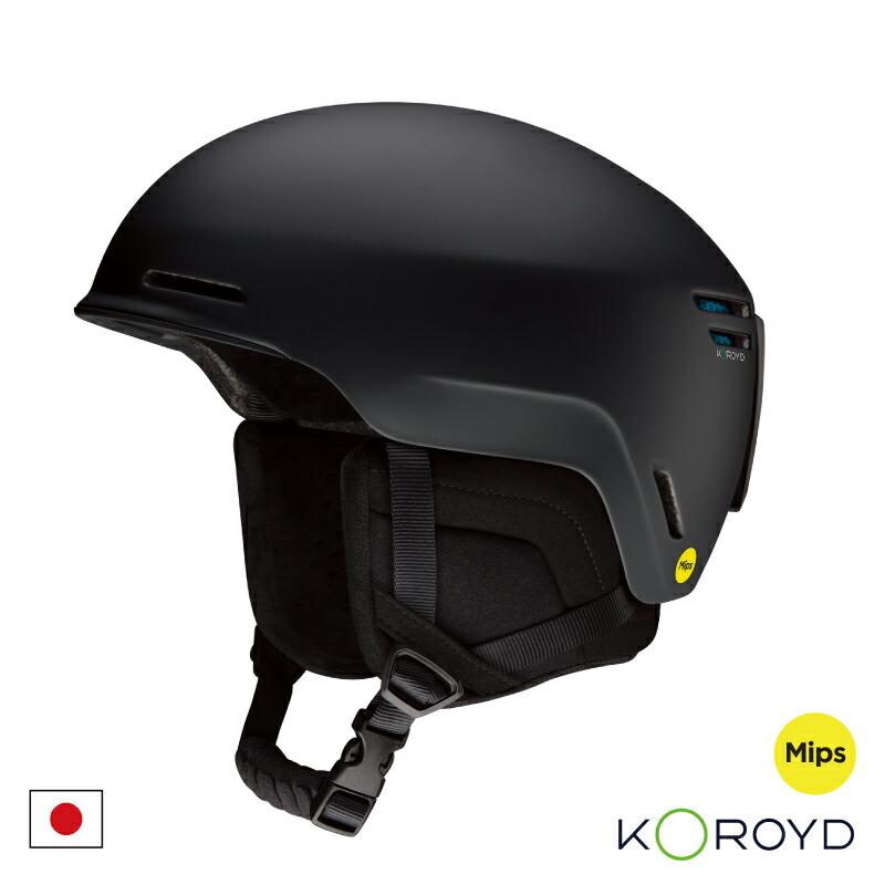 25-26 スミス スノーヘルメット メソッド ミップス マットブラック SMITH Helmet METHOD Mips Matte Black アジアンフィット KOROYD 軽量インモールド | SMITH（釣り具） | 03