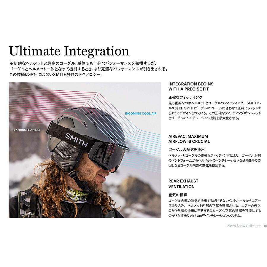 25-26 スミス スノーヘルメット メソッド ミップス マットブラック SMITH Helmet METHOD Mips Matte Black アジアンフィット KOROYD 軽量インモールド | SMITH（釣り具） | 05